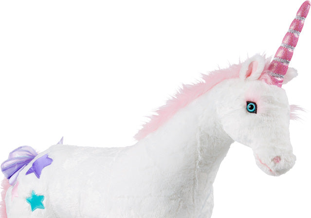 M & D LARGE PLUSH - UNICORN