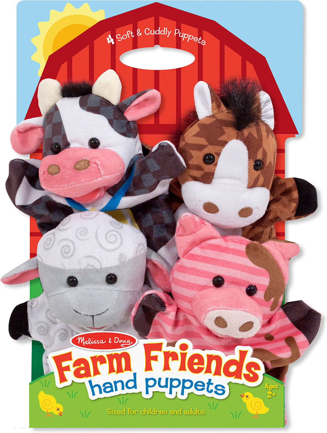 MELISSA & DOUG - HAND ANIMAL PUPPETS - FARM - Toyworld Frankston