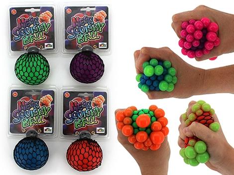 SQUEEZE MESH PUS BALL 66MM - Toyworld Frankston