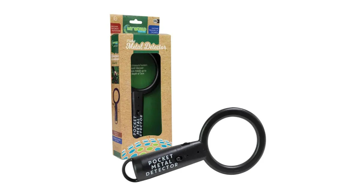 FUNTIME MY WORLD POCKET METAL DETECTOR - Toyworld Frankston