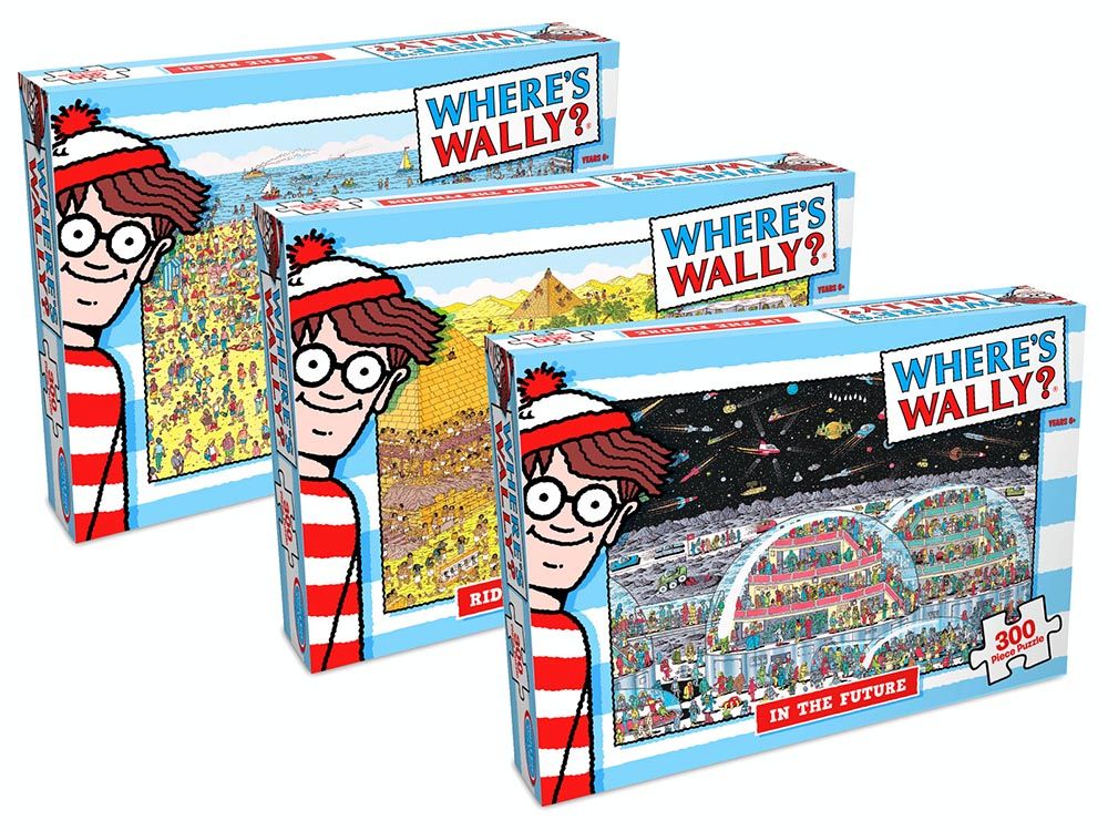CROWN - WHERE'S WALLY ASSORTED 300PC PUZZLE - Toyworld Frankston