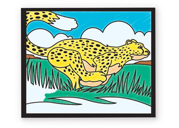 M&D - ON THE GO - STAINED GLASS - ANIMALS - Toyworld Frankston