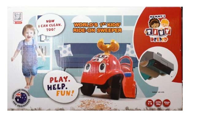 MUMMY'S TINY HELPER - RIDE ON FLOOR SWEEPER - Toyworld Frankston