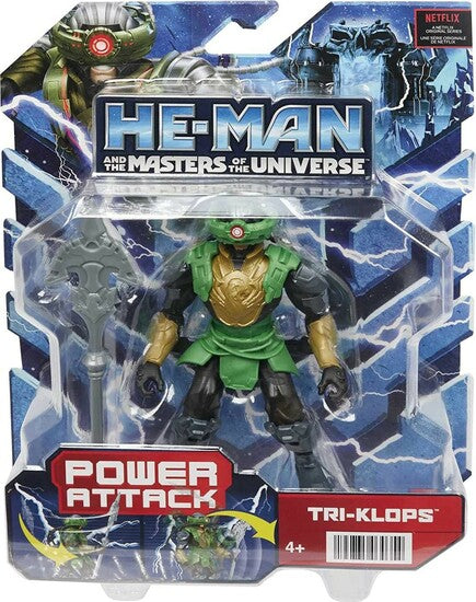MASTERS OF THE UNIVERSE ANIMATED POWER ATTACK TRIKLOPS - Toyworld Frankston