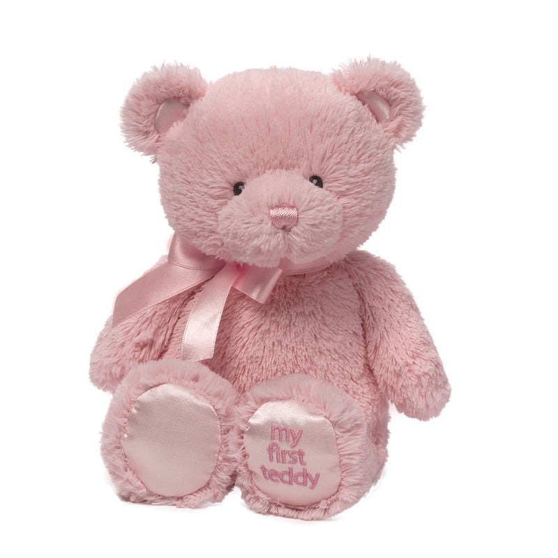 25CM MY FIRST TEDDY PINK | Toyworld Frankston | Toyworld Frankston