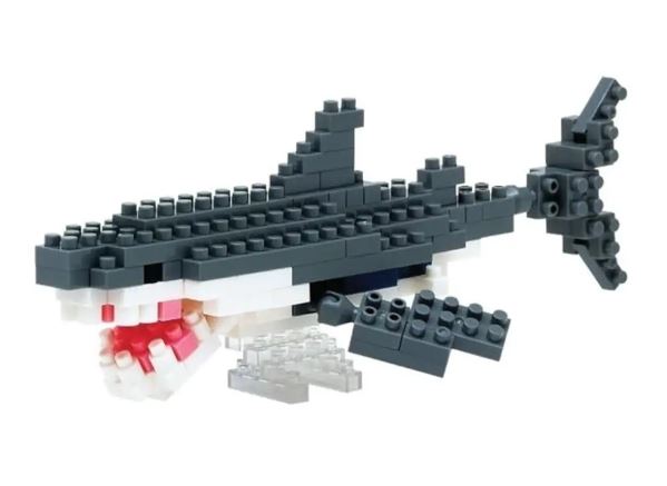 NANOBLOCK - GREAT WHITE SHARK - Toyworld Frankston