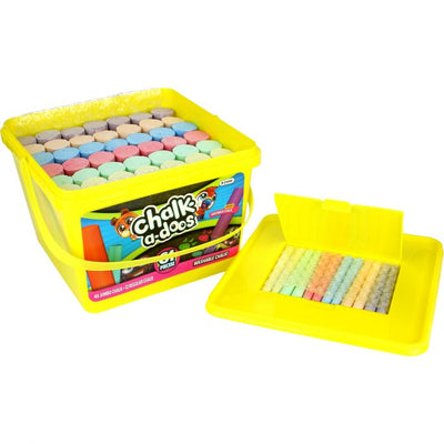 CHALK A DOOS 61PC SIDEWALK CHALK IN TUB