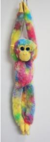 MULTI COLOURED MONKEY YELLOW NICOLE - Toyworld Frankston