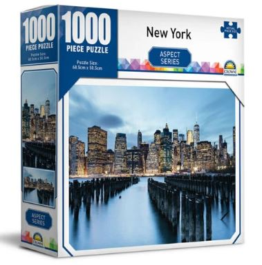 CROWN ASPECT SERIES ASSORTMENT 1000PC PUZZLE - Toyworld Frankston