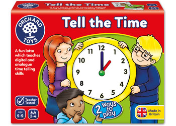ORCHARD TOYS - TELL THE TIME LOTTO | ORCHARD TOYS | Toyworld Frankston