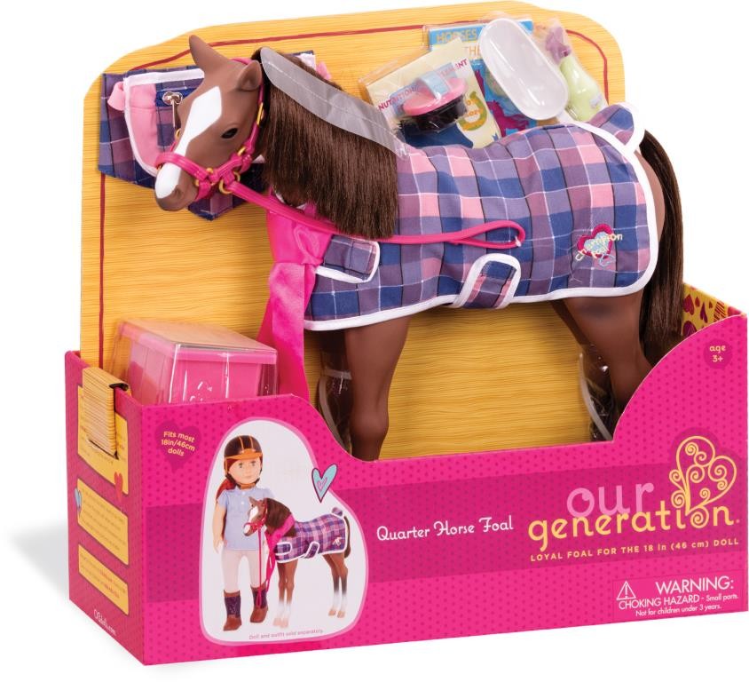 OUR GENERATION QUARTER HORSE FOAL | OUR GENERATION | Toyworld Frankston