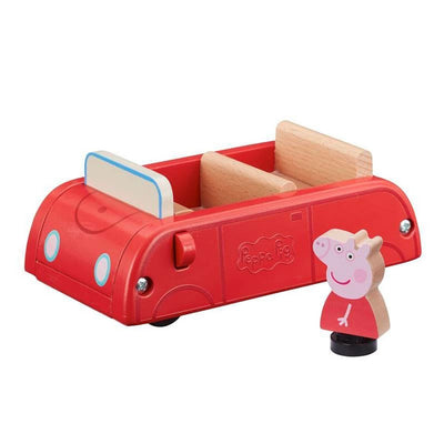 PEPPAS WOOD PLAY FAMILY CAR AND FIGURE - Toyworld Frankston