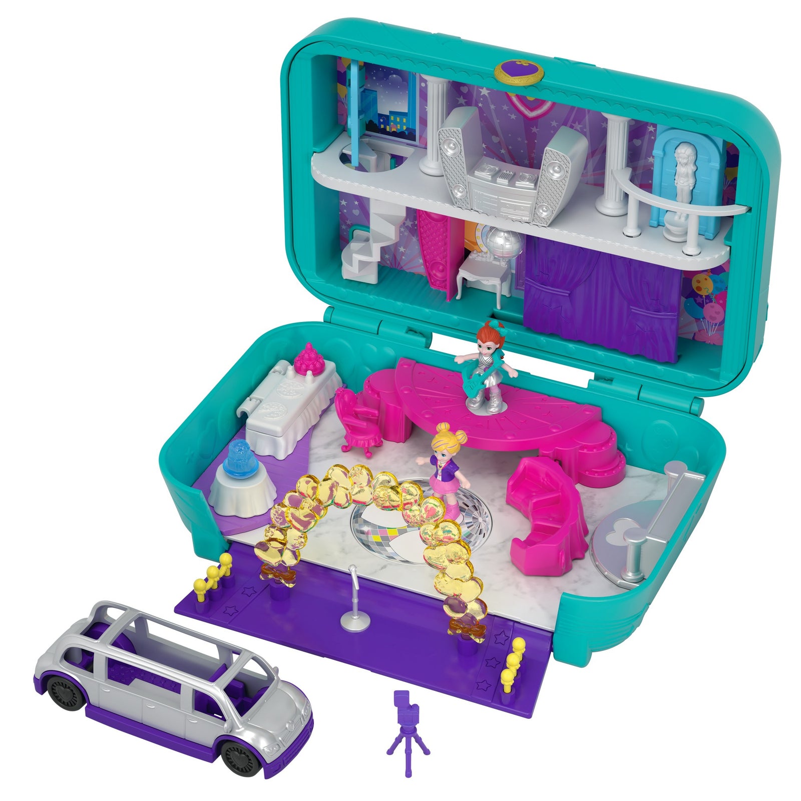 POLLY POCKET HIDDEN IN PLAIN SIGHT DANCE PAR-TAAY CASE - Toyworld Frankston