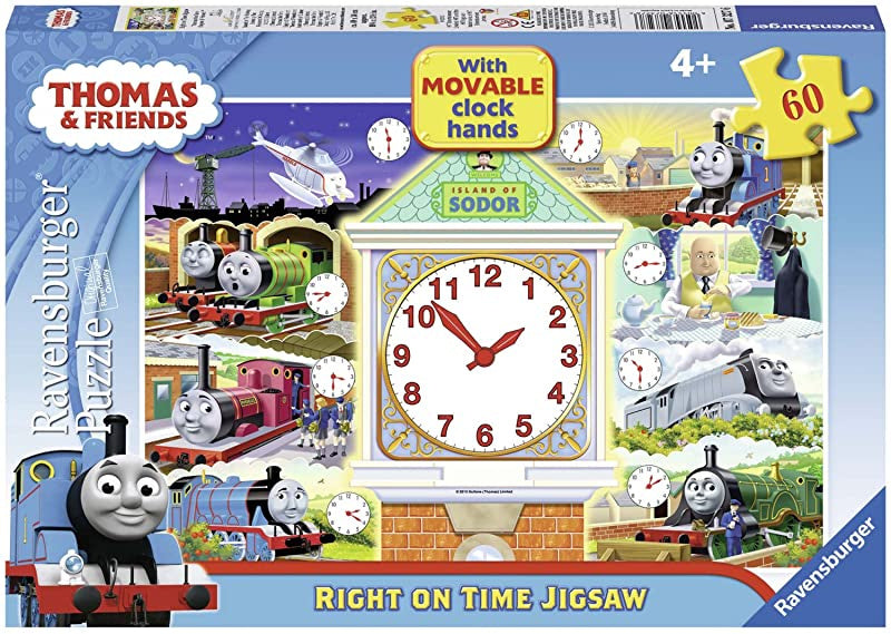 RAVENSBURGER THOMAS AND FRIENDS JIGSAW CLOCK - Toyworld Frankston