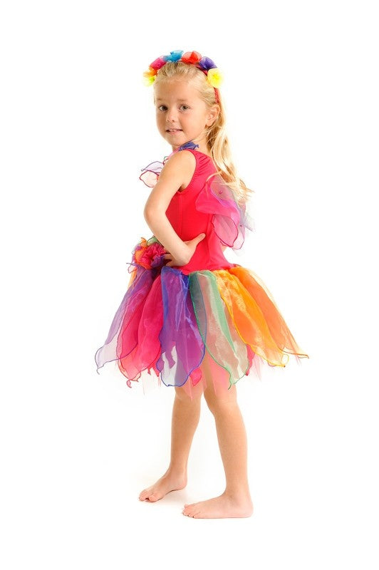 PIXIE FAIRY DRESS RAINBOW SMALL - Toyworld Frankston