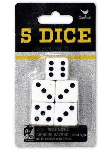DICE 5 PK 16MM | Toyworld Frankston | Toyworld Frankston