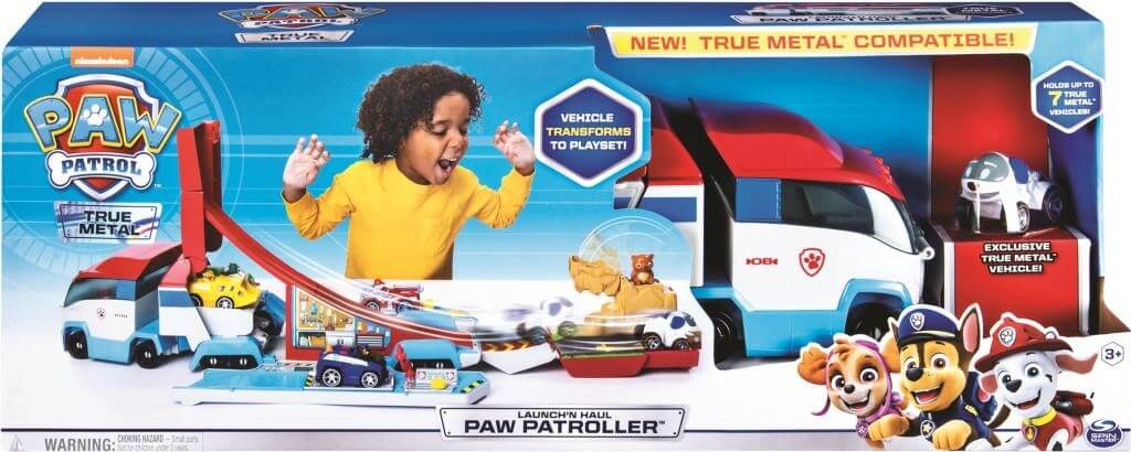 PAW PATROLLER DIE CAST CARRIER AND LAUNCHER - Toyworld Frankston