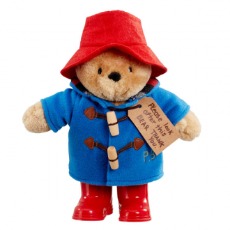 PADDINGTON 22CM BEAR WITH BOOTS AND BLUE COAT - Toyworld Frankston