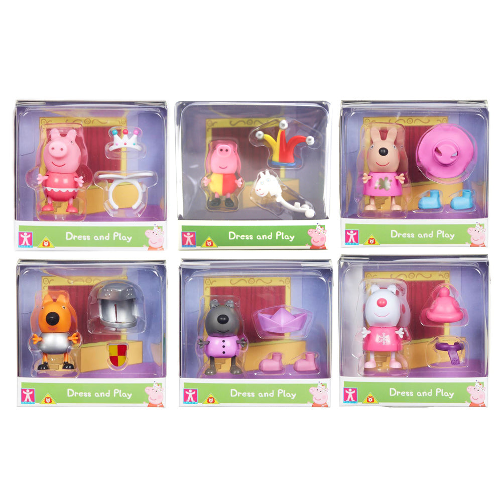PEPPA PIG DRESS AND PLAY FIGURE ASST - Toyworld Frankston