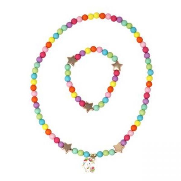 LITTLE UNICORN NECKLACE ADN BRACELET SET - Toyworld Frankston