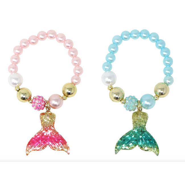 PINK POPPY MERMAID TAIL BRACELET - Toyworld Frankston