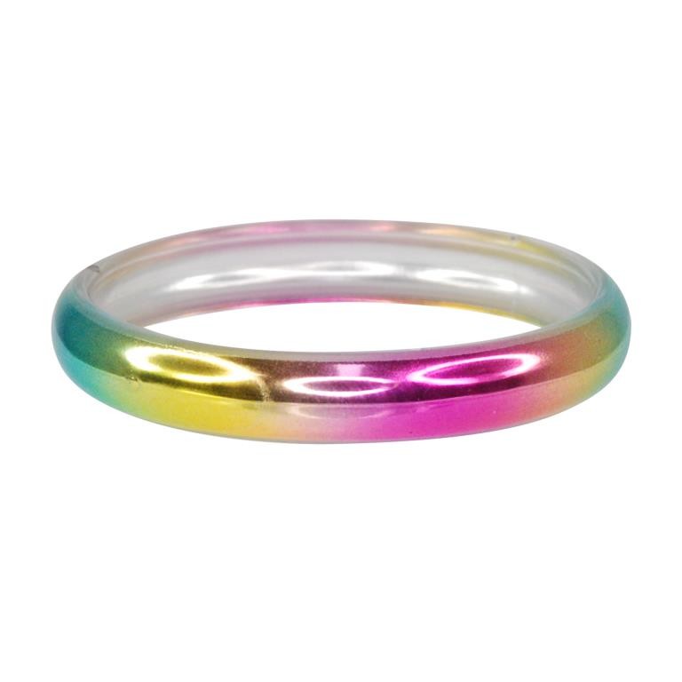 PINK POPPY METTALIC RAINBOW BANGLE - Toyworld Frankston
