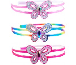 PINK POPPY RAINBOW BUTTERFLY HEADBAND - Toyworld Frankston