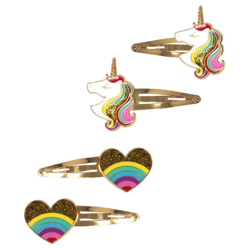 RAINBOWS & UNICORN SNAPCLIPS - Toyworld Frankston