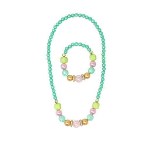 PEARLESCENT NECKLACE & BRACELET SET - Toyworld Frankston