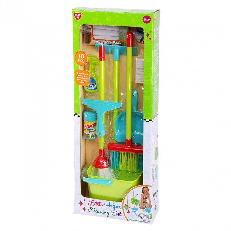 PLAYGO LITTLE HELPER CLEANING SET 10 PCS - Toyworld Frankston