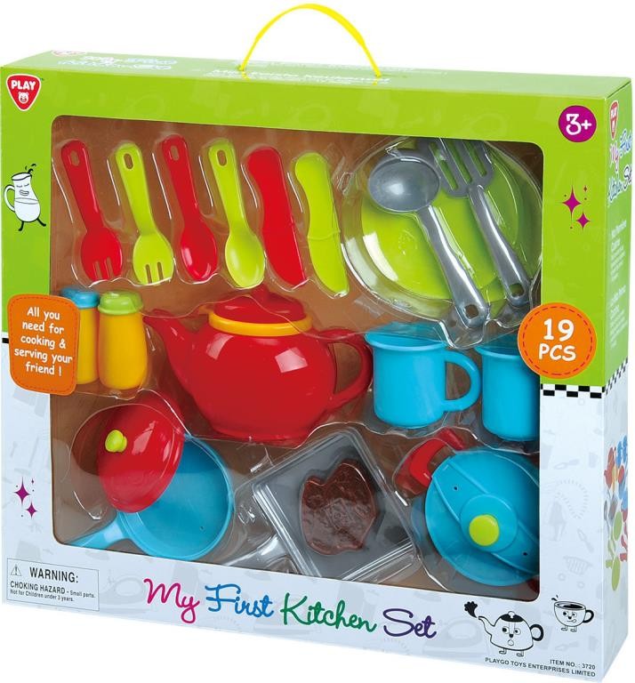 PLAYGO MY FIRST KITCHEN SET 19 PCS - Toyworld Frankston