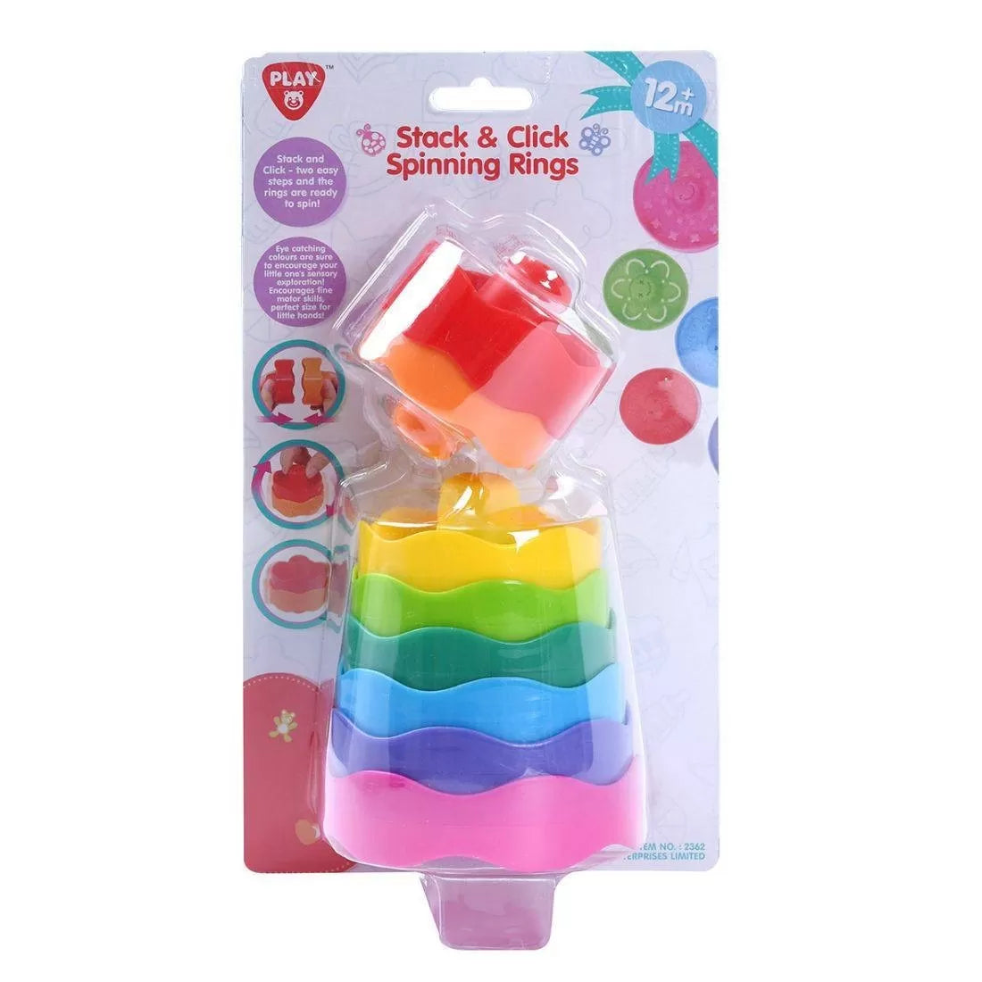 PLAYGO STACK AND CLICK SPINNING RINGS - Toyworld Frankston