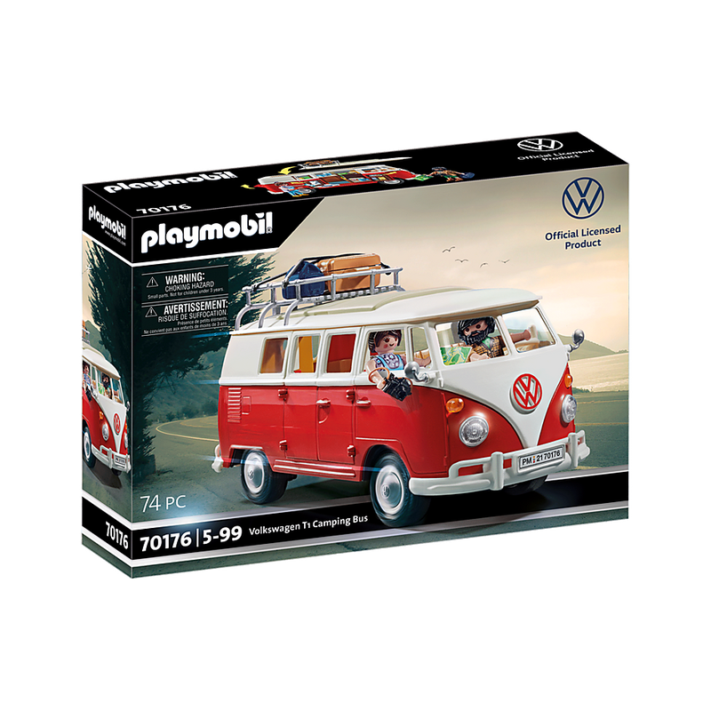 PLAYMOBIL VOLKSWAGEN T1 CAMPING BUS PLAYSET - Toyworld Frankston