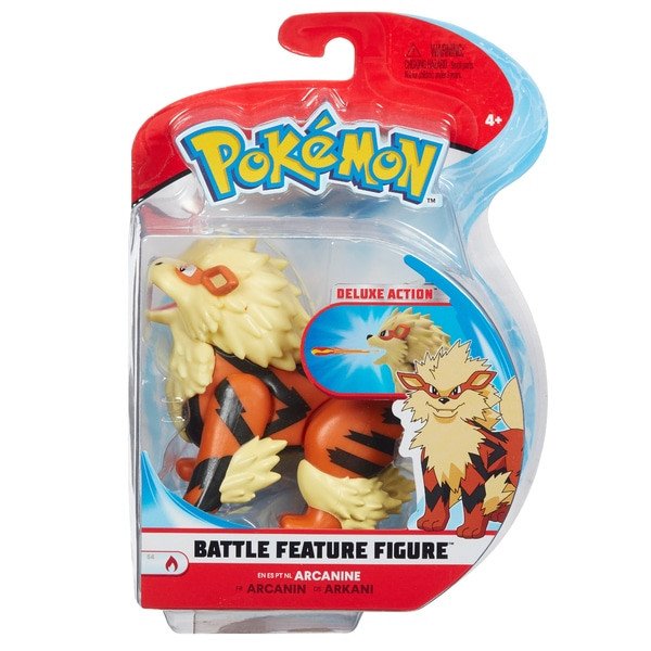 POKEMON BATTLE FIGURE ARCANINE - Toyworld Frankston