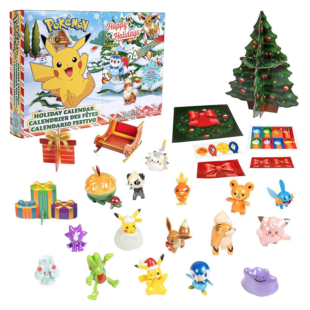 POKEMON BATTLE FIGURE HOLIDAY CALENDER - Toyworld Frankston