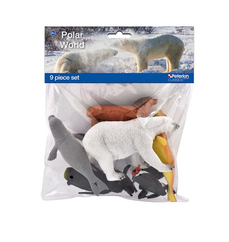 POLAR WOLRD 9PC FIG - Toyworld Frankston