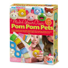 4M - KIDZMAKER - MAKE YOUR OWN POM POM - Toyworld Frankston