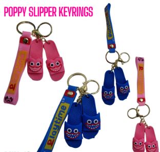 POPPY PLAY TIME SLIPPER KEY RING ASSORTED - Toyworld Frankston