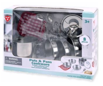 POTS AND PANS  COOKWARE SET - Toyworld Frankston