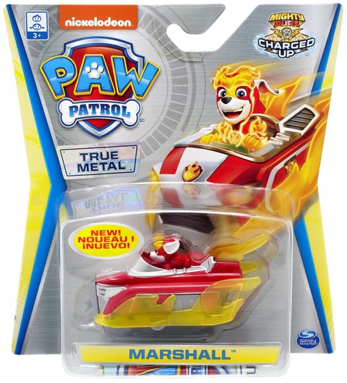 PAW PATROL METAL VEHICLE MIGHTY PUPS ASST MARSHALL - Toyworld Frankston