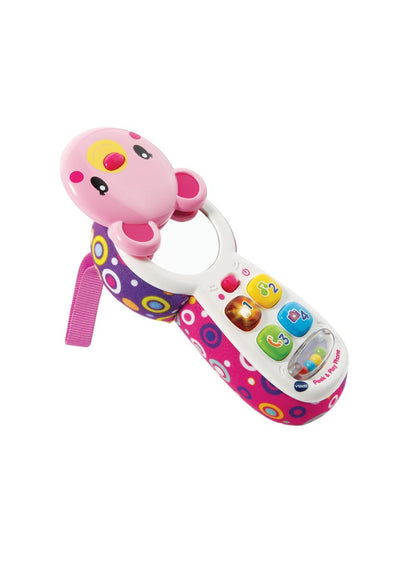 PEEK AND PLAY PHONE PINK - Toyworld Frankston