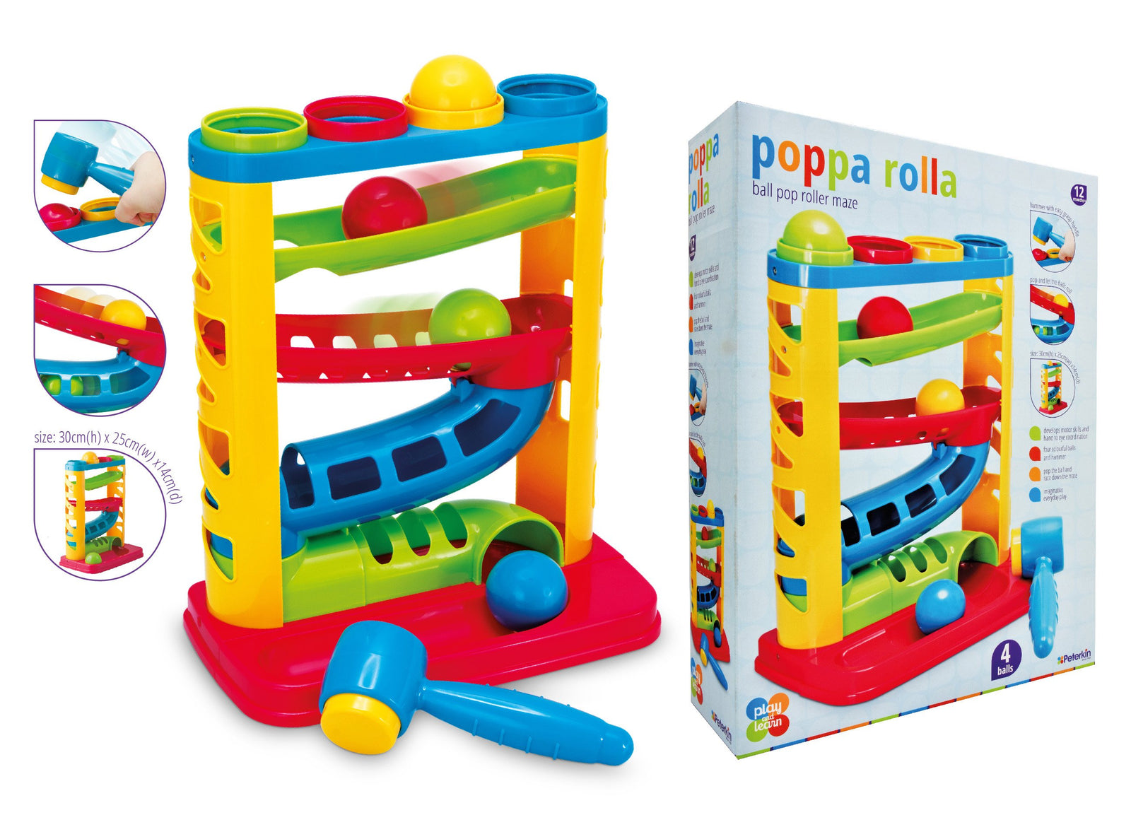 PLAY AND LEARN POPPA ROLLA - Toyworld Frankston