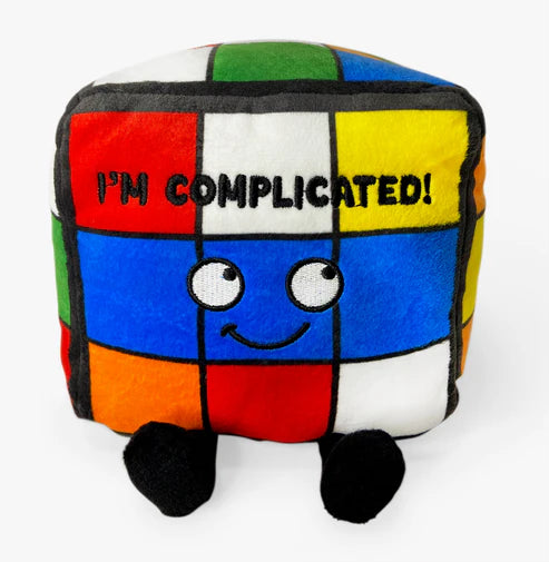 I'M COMPLICATED PLUSH RUBIKS CUBE - Toyworld Frankston