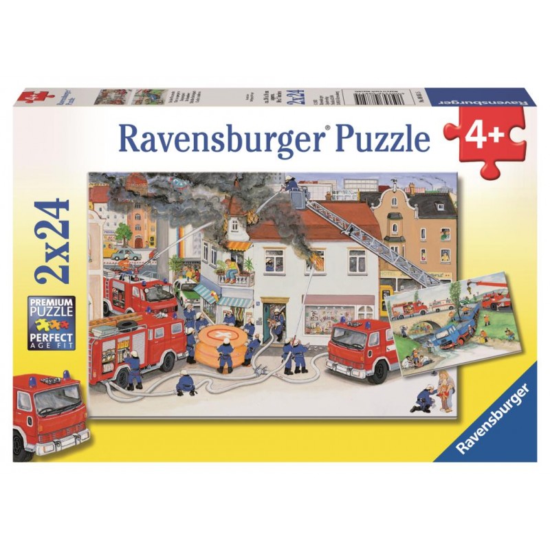 RBURG BUSY FIRE BRIGADE PUZZLE 24 PC | Toyworld Frankston | Toyworld Frankston