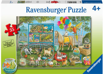 RAVENSBURGER PET FAIR FUN 35PC PUZZLE - Toyworld Frankston
