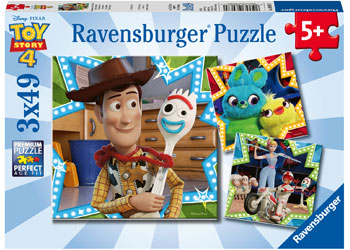 RAVENSBURGER - DISNEY TOY STORY 4 PUZZLE 3X4PC - Toyworld Frankston