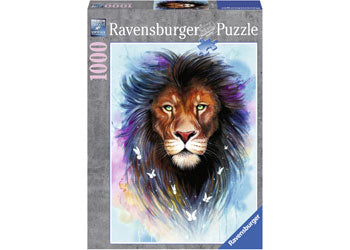 RAVENSBURGER - MAJESTIC LION PUZZLE 1000PC - Toyworld Frankston