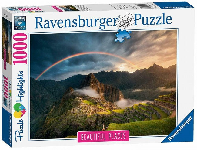 RAVENSBURGER - RAINBOW OVER MACHU PICCHU PERU 1000PC | RAVENSBURGER | Toyworld Frankston