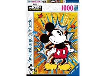RAVENSBURGER - DISNEY RETRO MICKEY PUZZLE 1000PC - Toyworld Frankston