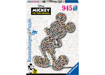 RAVENSBURGER - DISNEY SHAPED MICKEY PUZZLE 937PC - Toyworld Frankston